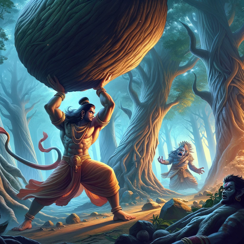 Hanuman Kills Jambumali